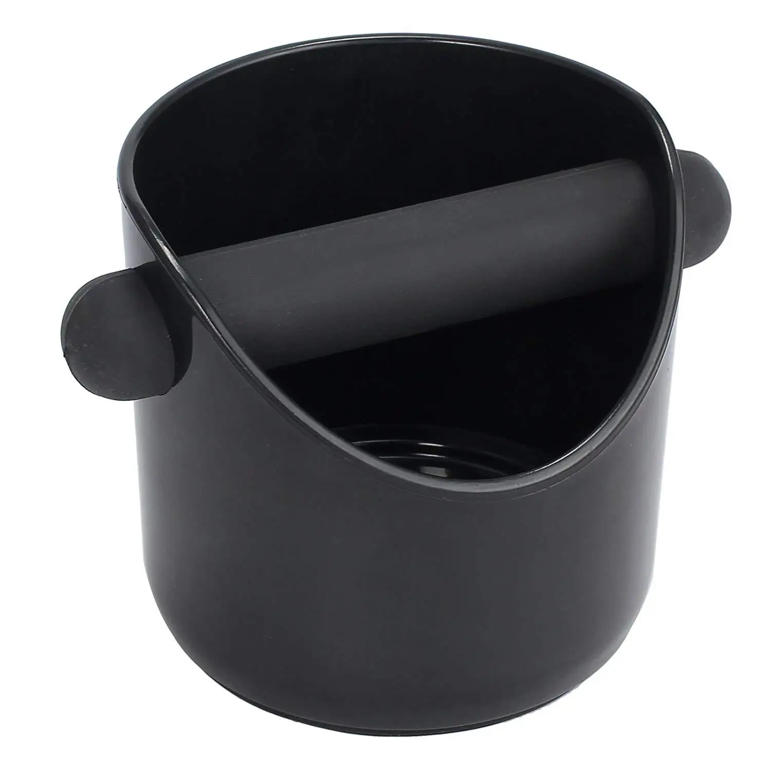 

Black Liner Coffee Tamper Knock Box Deep Bent Design Coffee Slag Splash Manual Coffee Grinder Accessories