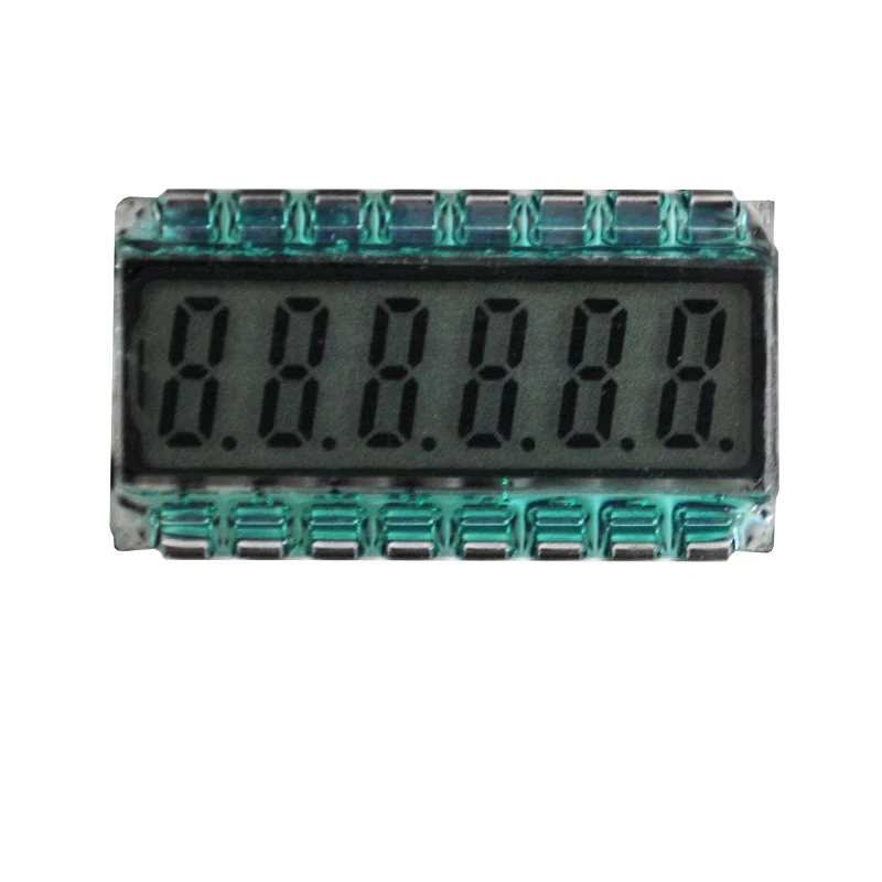 

16PIN TN Positive 6-Digits Segment LCD Panel 3.3V Without Backlight Digital Tube Display
