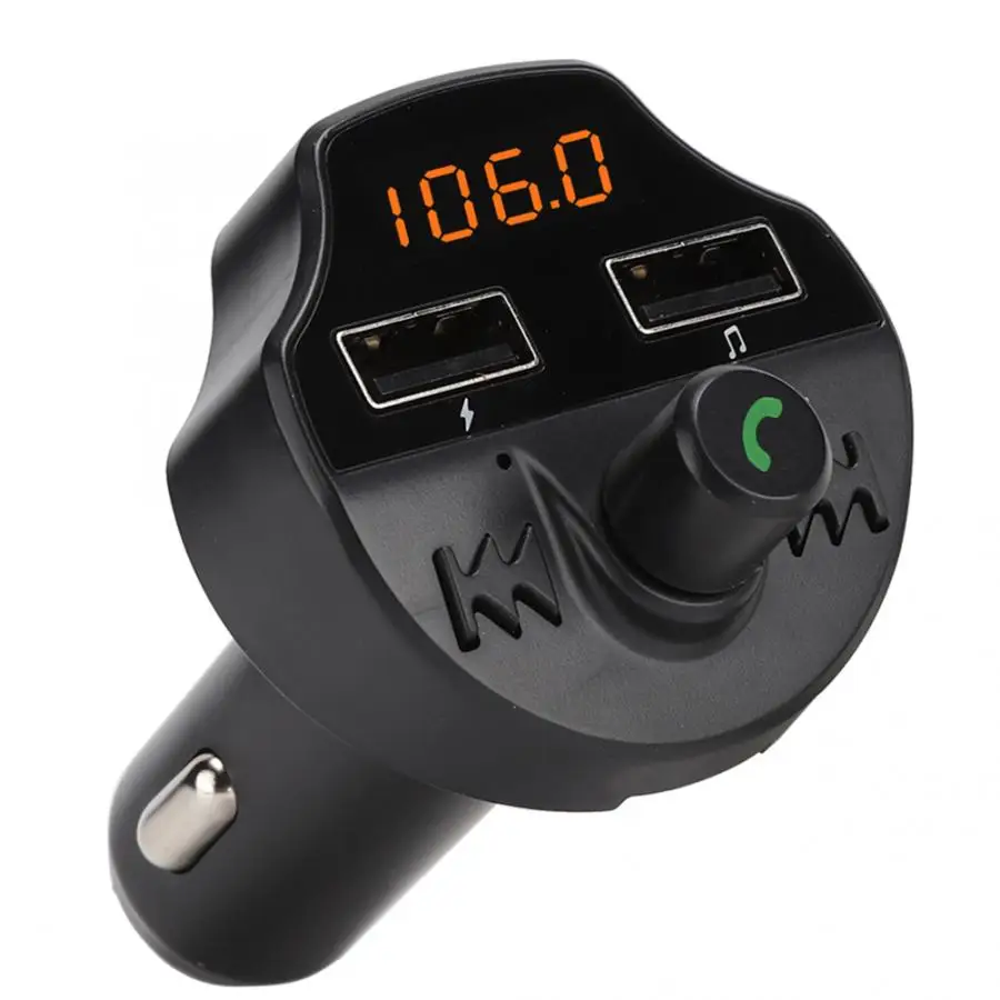 T66 Bluetooth 5.0 Car Music MP3 Player Audio FM Transmitter Modulator for Android/IOS hifi player