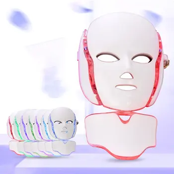 

Seven Color Led Mask Beauty Instrument Beauty Skin Mask Instrument Photon Skin Rejuvenation Instrument Household Spectrometer