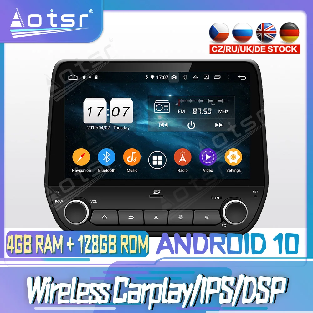 Android 10 PX6 128G для Ford Ecosport Fiesta 2017 Автомобильный CD DVD GPS-навигатор автомобильное радио