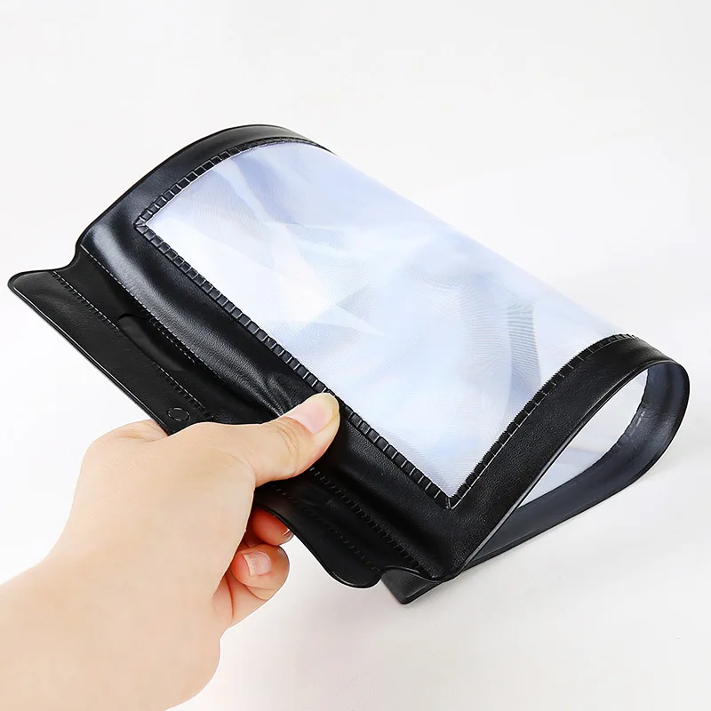 

3X Magnification Magnifier PVC Fresnel Lens Full Page Magnifying Sheet Handheld Portable Optical Lens for Reading