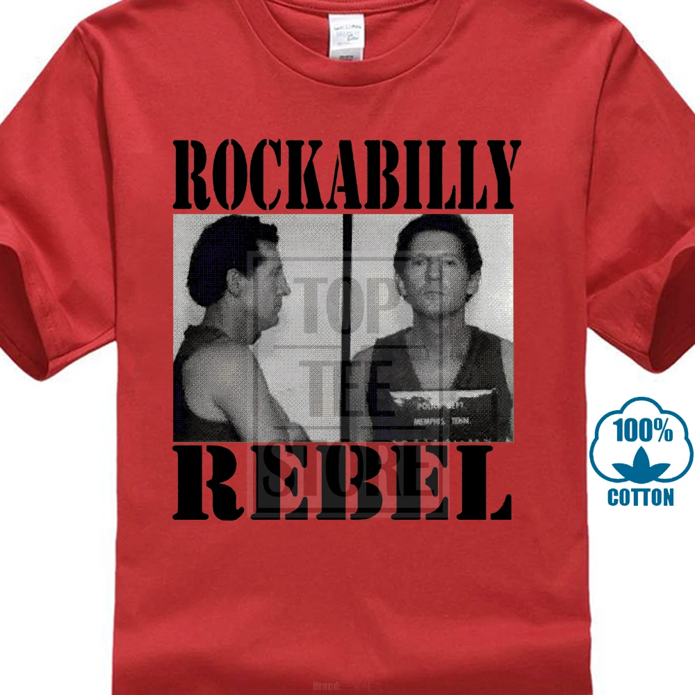 Мужская летняя футболка Jerry Lee Lewis Rockabilly Rebel Foto Archivo с 3D принтом коротким рукавом|men
