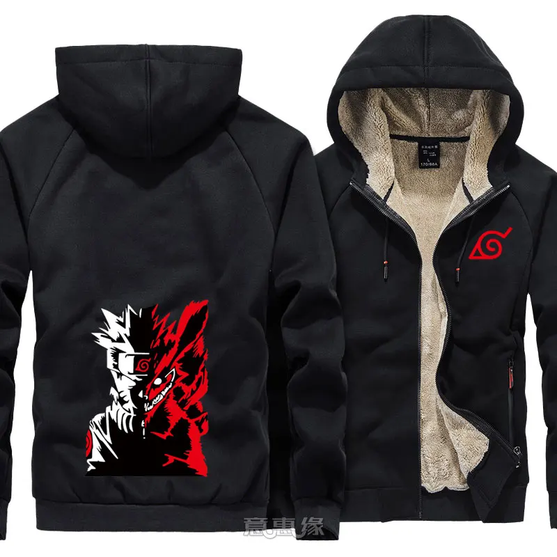 30 Uzumaki Наруто Толстовка Косплей Ootutuki Hagoromo Sasuke Uchiha мужское теплое пальто зимняя куртка на молнии с капюшоном Толстая Толстовка - Цвет: 30