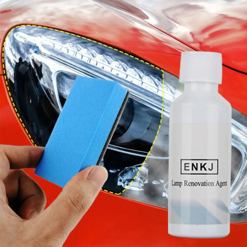 ENKJ брендовый Набор для ремонта автомобильных фар объемом 20 мл/50 мл, ремонт автомобильных фар, ремонт, восстановление отбеливателя, автомобильный налобный фонарь