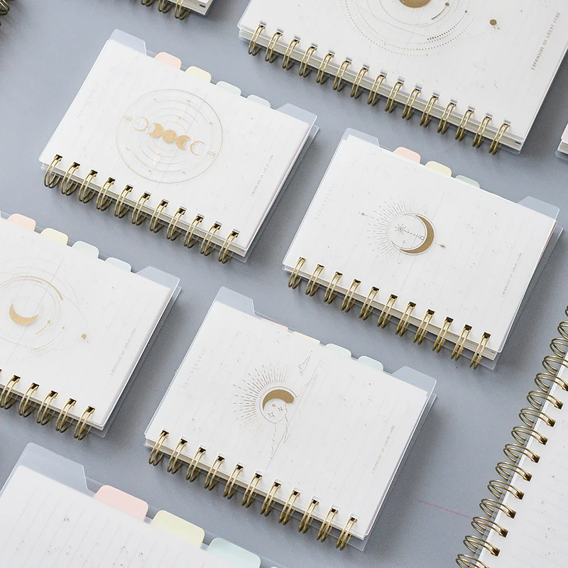 120 Sheets B5/A5/A6 Notebook Double Coil Loose-Leaf Memo Pad PP Cover Pocket Book Blank Grid Horizontal Line Inside Page Planner 120 Sheets B5/A5/A6 Notebook Double Coil Loose-Leaf Memo Pad PP Cover Pocket Book Blank Grid Horizontal Line Inside Page Planner