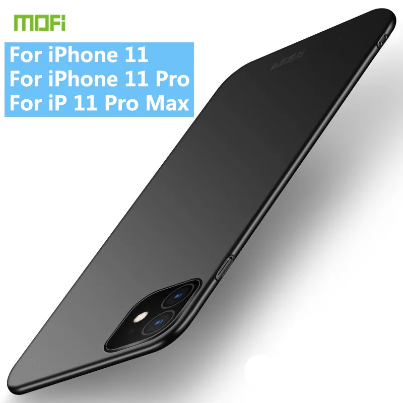 Для iPhone 11 Pro чехол Mofi роскошный классический матовый ПК Жесткий Чехол для телефона для iPhone 11 Pro Max пластиковый матовый чехол для iPhone 11Pro