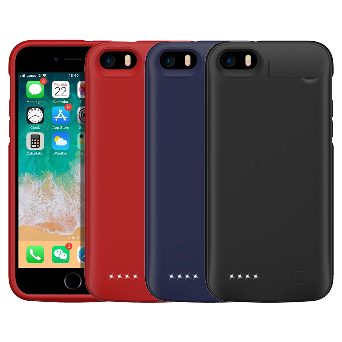 Для iPhone SE 5SE 5 5S 4500mAh аккумуляторная Внешняя батарея резервного копирования