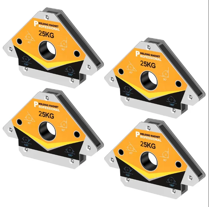 Магнитный держатель 25 кг сварочный угловой многоугловой припой со стрелкой