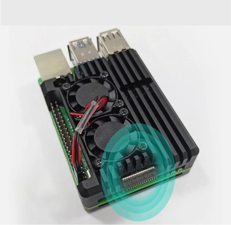 Подходит для Raspberry Pi 4 металлический корпус Защитная коробка корпус