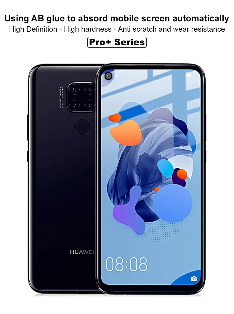 Для huawei mate 30 Lite huawei Nova 5i Pro закалённое стекло IMAK 3D изогнутая Защитная пленка для экрана Защитная пленка Полное покрытие экрана