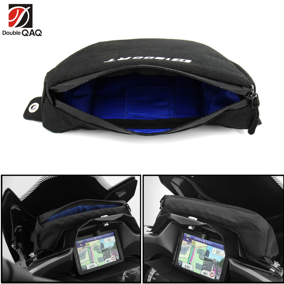 ZaKhs per BMW R1200RT LC R1250RT Moto Cockpit Bag Manubrio Borsa Pacchetto di Immagazzinaggio R1200RT R1250RT Borsa da Viaggio Impermeabile Borsa da Viaggio 2020 Moto Accessori (Color : A
