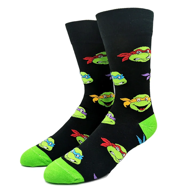 Хлопковые рождественские носки с персонажами из мультфильмов для мужчин и wo, мужские повседневные носки, унисекс, Harajuku, креативные носки для скейтборда в стиле хип-хоп - Цвет: 12