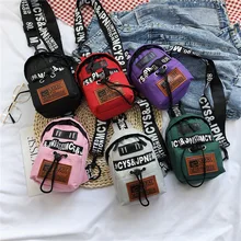 Международная торговля стиль нагрудная сумка для мужчин и женщин пары Повседневная парусиновая сумка с буквенным принтом универсальный рюкзак на плечо