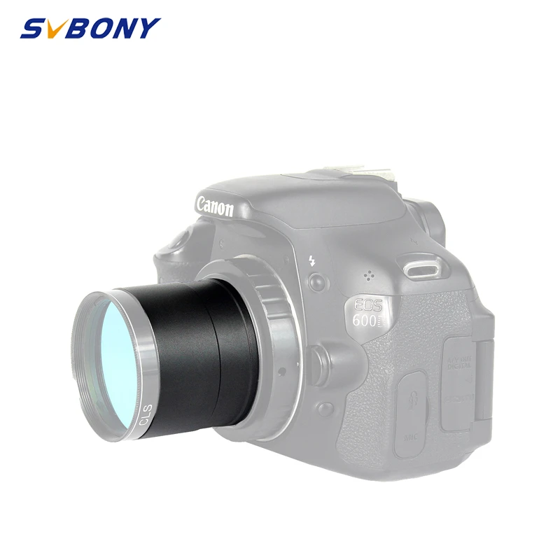 Black 2" to T2 Telescope Eyepiece Mount Adapter w/ Thread to Accept 2