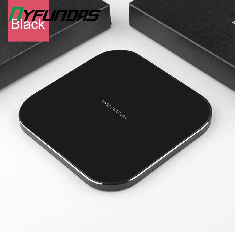

10W Wireless Charger Fast QI Pad For Huawei Xiaomi Mi9 Samsung S9 Plus S8 Note 9 iPhone XR X XS Max 8 Induction Wirless Charging