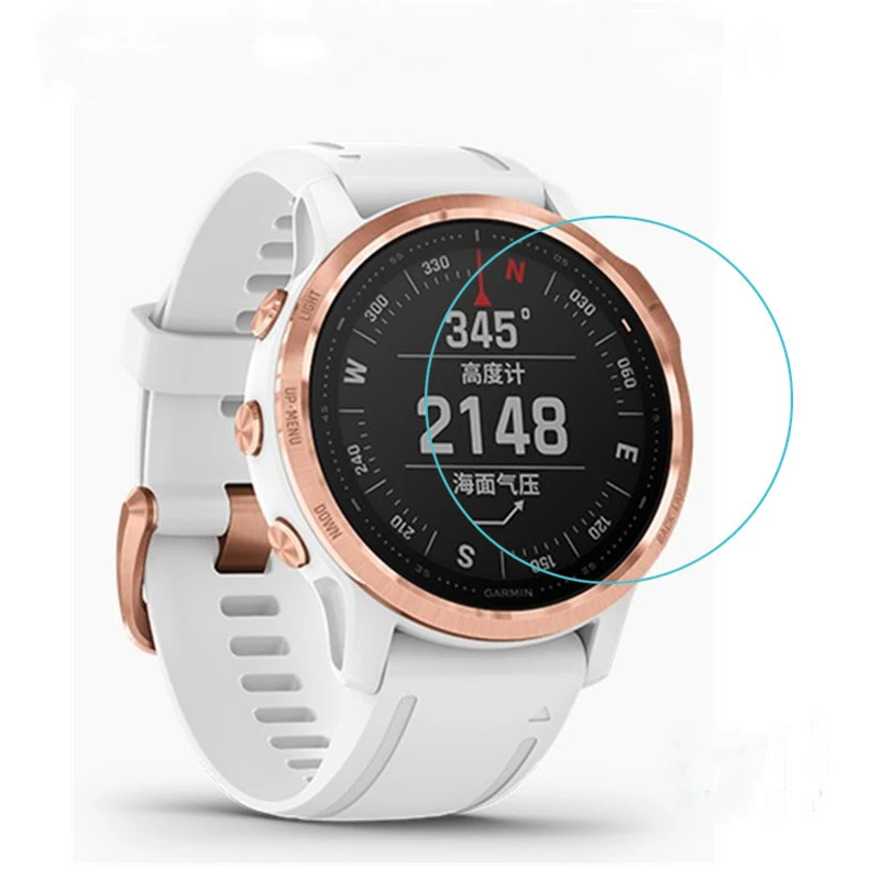 5 шт. в упаковке, закаленное стекло, прозрачная HD защитная пленка для Garmin Fenix 6 6s 6x Pro, Защитное стекло для экрана