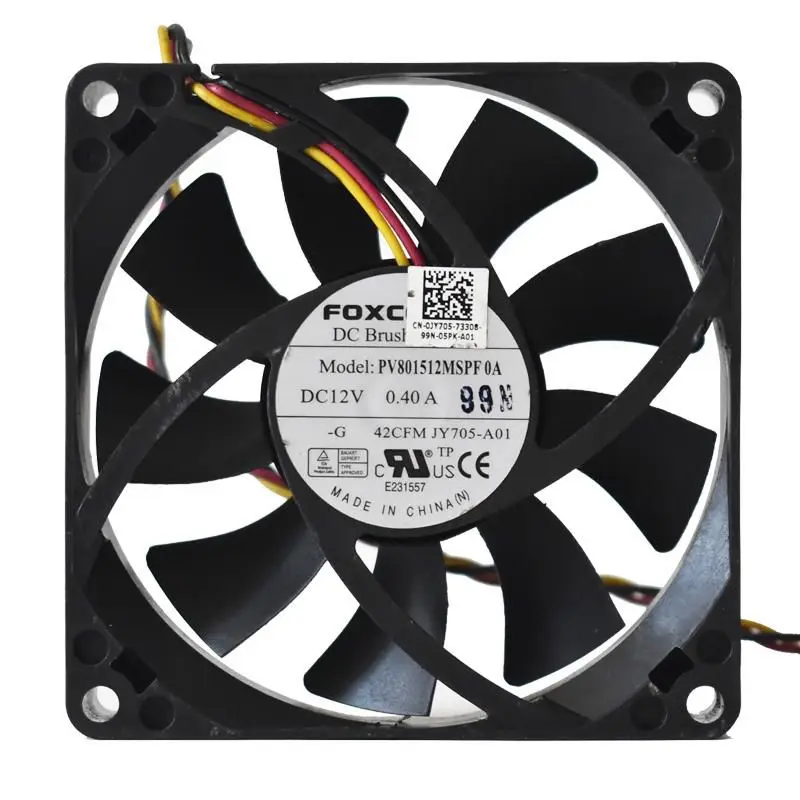 

New original PV801512MSPF0A 12V 0.40A 8015 8cm large air volume 200S 220S 530S 531S chassis fan chassis cooling fan