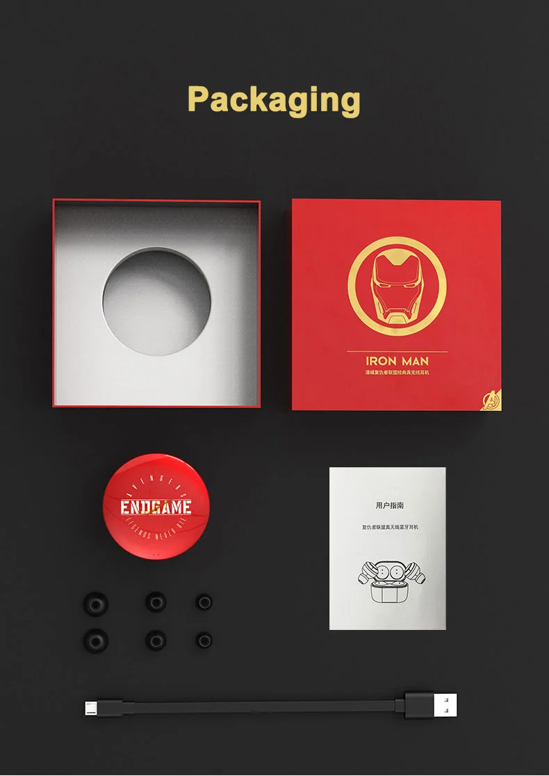 Marvel Certified Designed by Oontz Original Spider Man TWS True Wireless Stereo Earphones IPX5 Bluetooth V5.0 Earbuds