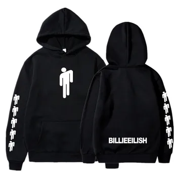 

Billie Eilish Fashion Printed Hoodies Women/Men Long Sleeve Hooded Sweatshirts 2019 Hot Sale Casual Trendy Streetwear Hoodies