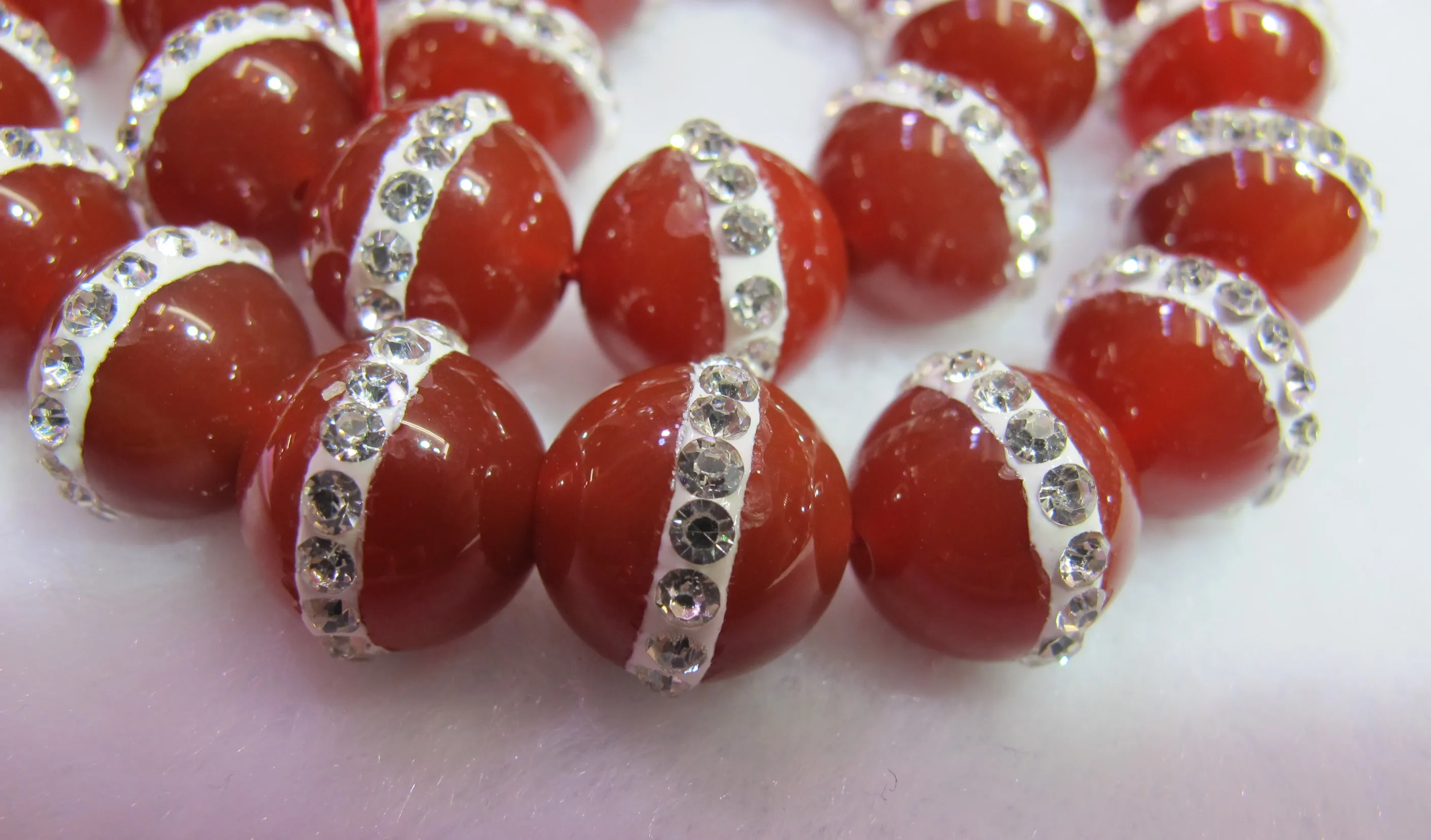 8mm Natural Red Agate Beads Round