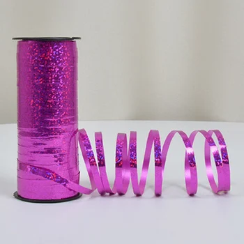 

Balloon Rainbow Rope Accessories Laser Ribbon Balloons Ribbons for Party Decoration Birthday Gifts 100 Yards 1pc