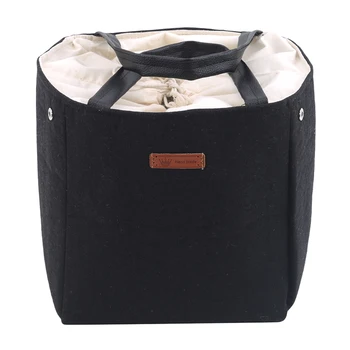 

High Quality Lunch Bag Cotton Linen Insulation Insulation Lunch Box Bag Food Picnic Bag Refrigerated Lunch Bag Tote Bag