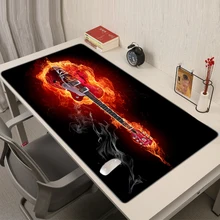 

Art Guitar Mouse Pads Gaming Mousepad Cute Gamer Carpet Pad Table Anime Mause Pc Company Keyboard Mat Music Deskmat Computer Xxl