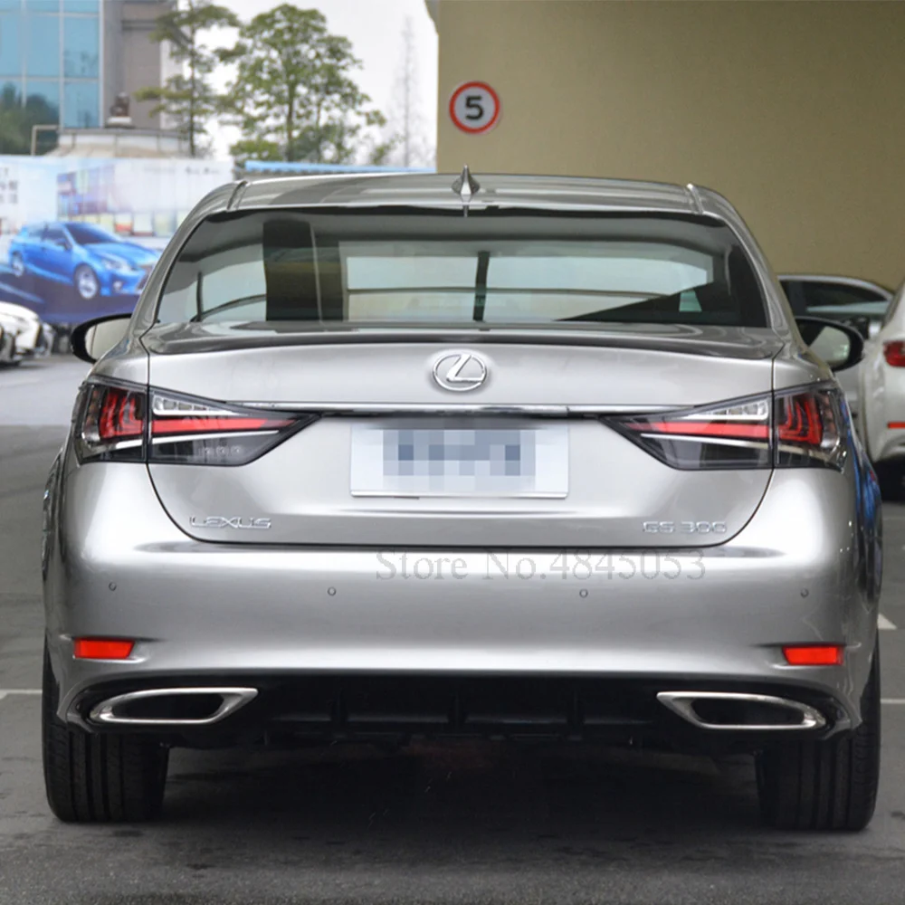 Задний багажник багажника крыло спойлер для Lexus GS GS300 GS200 GS250 GS350 GS450 ABS пластик праймер цвет задний спойлер для 2012 до