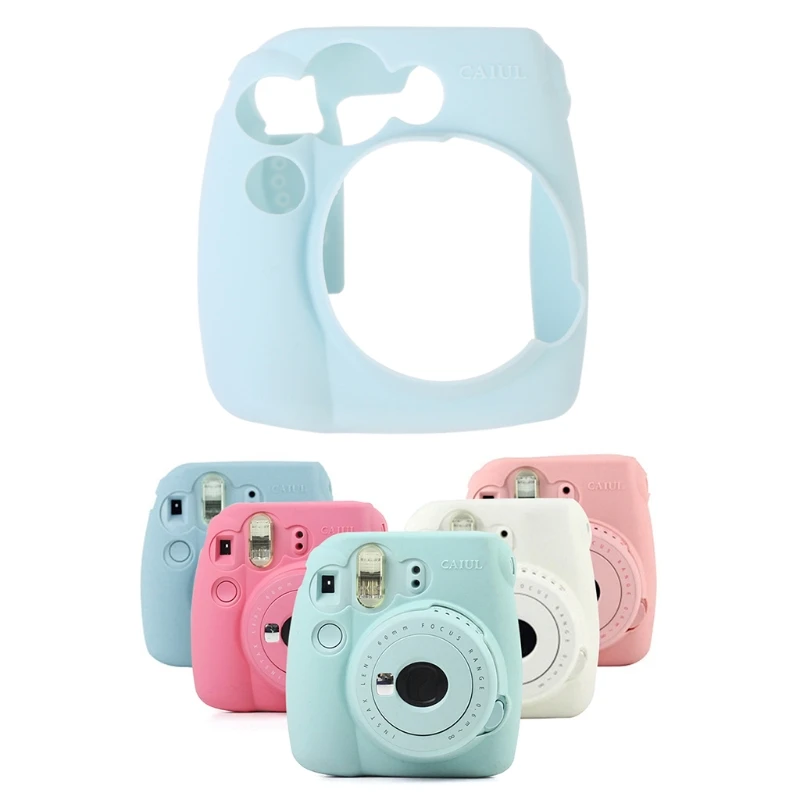 1 шт. Мягкая силиконовая сумка для камеры Желейный чехол для Fujifilm Instax Mini 8/8+/9