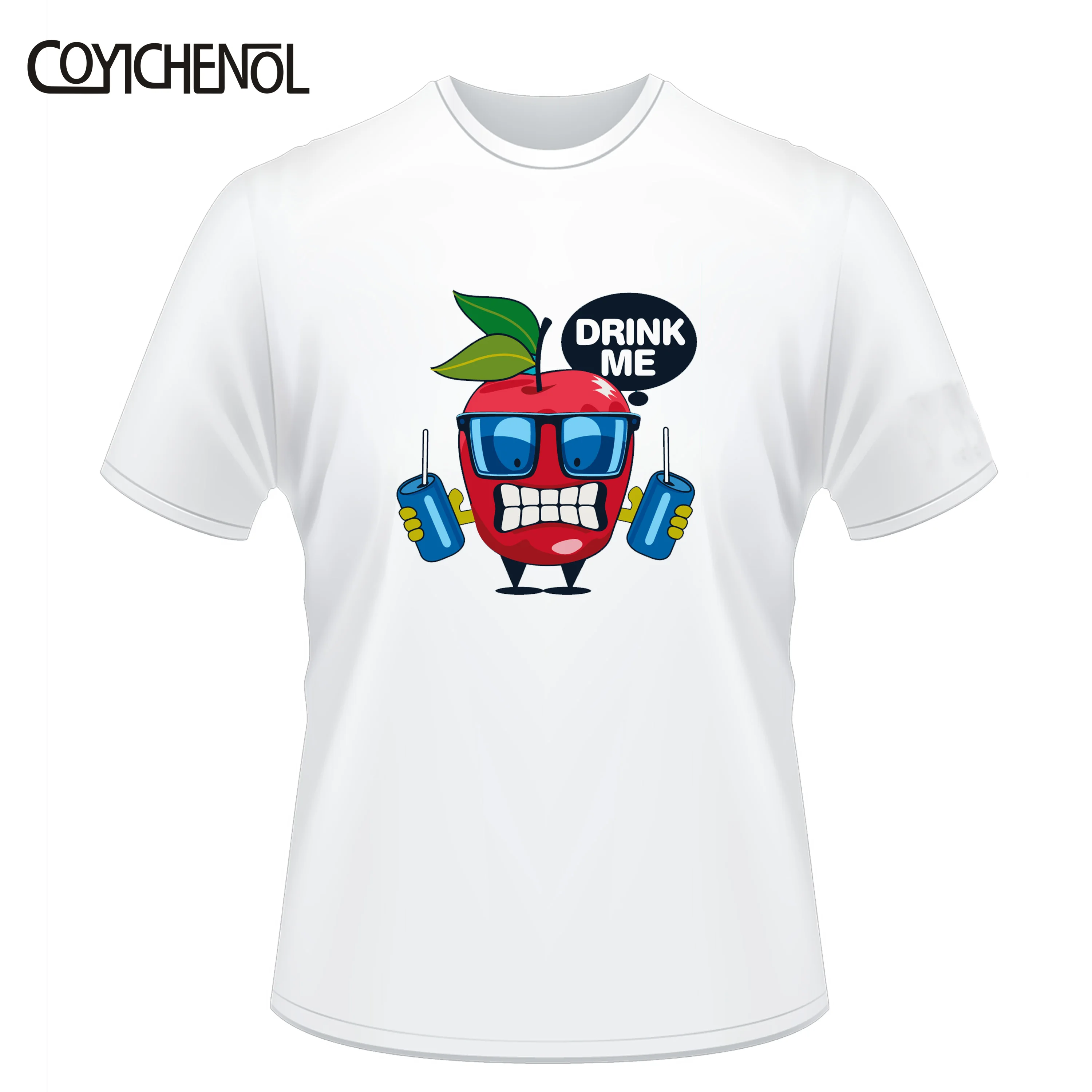 Cartoon poster tshirt Oversized modal Man funny design printed tops 7XL