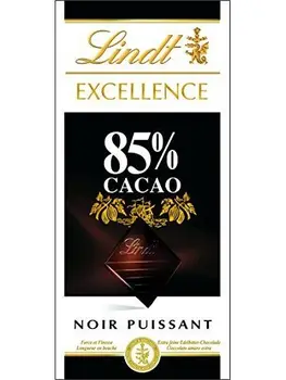 

Lindt lindt - Excellence Tablet Black Chocolate 85% - 100g - lot 5 Tablets
