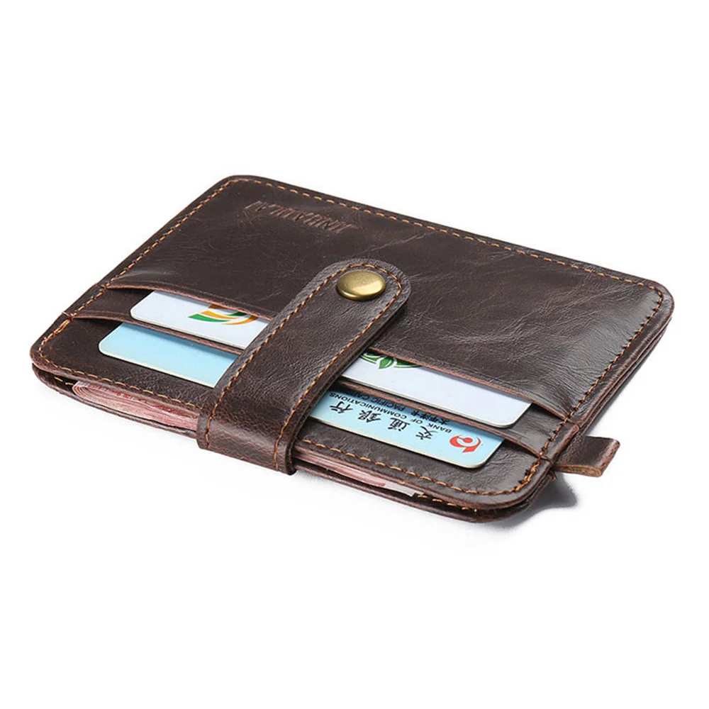 Slim RFID Blocking Leather Wallet Credit ID Card Holder Purse Money Case for Men Women 2019 Fashion Bag