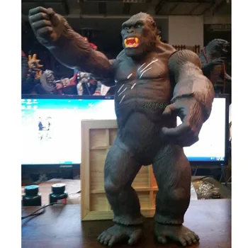 

45CM Kong Skull Island Action Figure Wildlife Gorilla Movable Joints GK Statue PVC Action Figure Collection Model Toy M3247