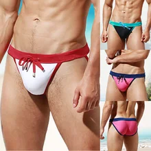 Новые плавательные мужские трусы бикини плавательные гей купальные трусы купальный костюм шорты Мужской купальный костюм