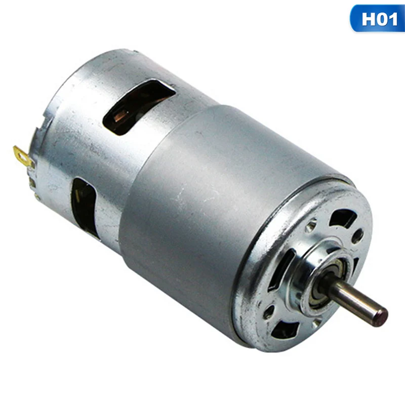 775 DC Мотор DC 12 V-36 V 3500-9000 RPM шарикоподшипник большой крутящий момент высокой мощности Низкий уровень шума Горячая электронный компонентный двигатель