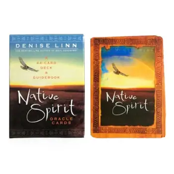 

44Sheet Native Oracle Cards Deck Tarot Cards Full English Family Board Game Guidebook Cards Divination Cards For Beginner Lovers