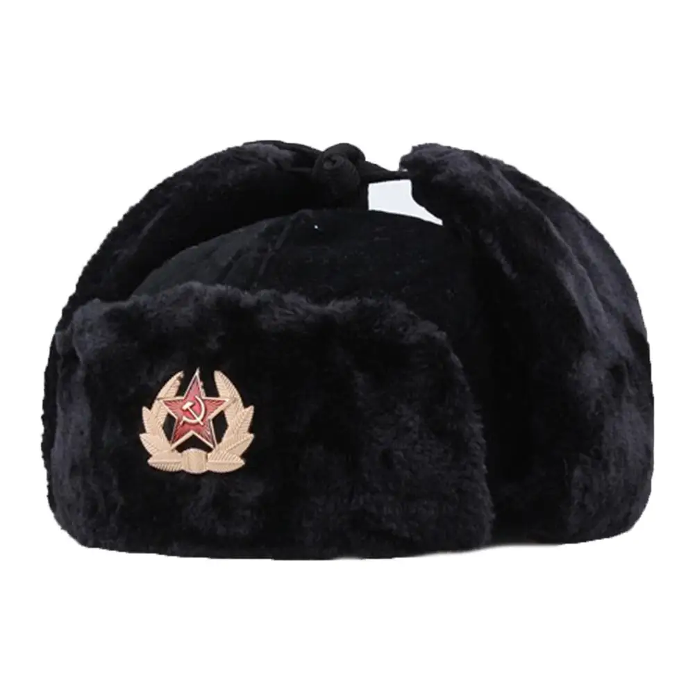 Зимняя утолщенная теплая шапка из искусственного меха с ушками на открытом воздухе для кемпинга Lei Feng, водонепроницаемая ветрозащитная теплая шапка для мужчин и женщин 30E