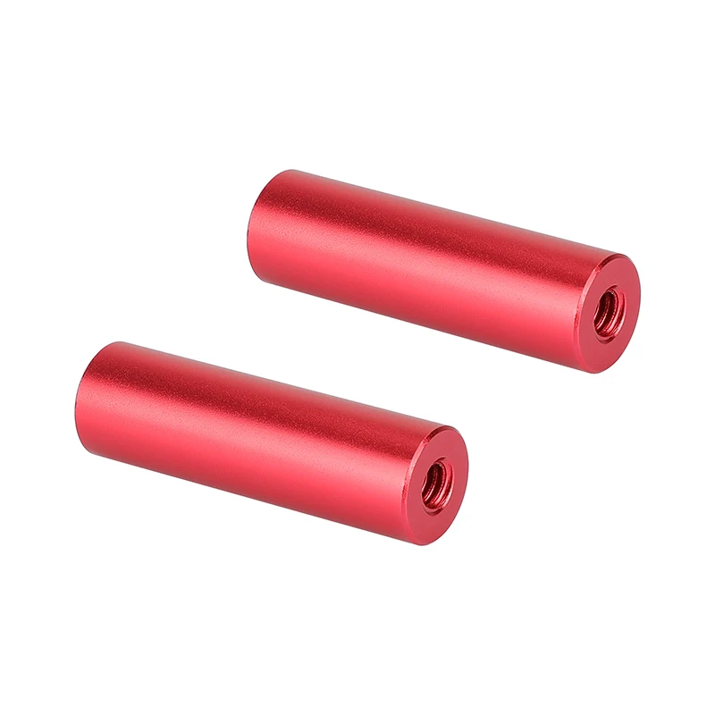 2 Pcs Aluminum 15mm Micro Rods 2" Standard with 1/4"-20 Female Threads For Camera Shoulder Rig camera accessories