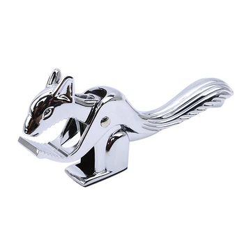

Squirrel Shape Nutcracker Kitchen Tool Multi-Function Nut Cracker Sheller Walnut Cracker Plier Metal Opener Tool