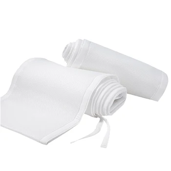 

Babycare Crib Bumper, Fits Standard and Other Cribs, Soft Crib Bumper Pads Full Protection, Mesh Crib Bumper (White)