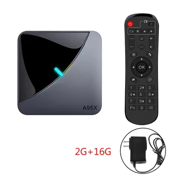 

Dual Band Wifi Network TV Box for A95X-F3 Air 8K Infrared Remote Control Wireless Internet Television Top