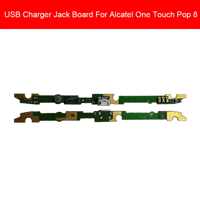 

Charger USB Jack Board For Alcatel One Touch Pop 8 USB Charging Jack Port Connector Board Flex Cable Phone Replacement Parts
