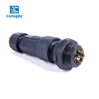 

M16 IP68 Connector Waterproof Plug 2/3/4/5/6/7/8/9/10 11/12 Pin Sensor Signal Cable Connectors Sealed Retardant Junction Box