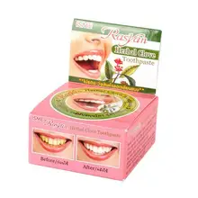 

Natural Herbal Clove Thailand Toothpaste Tooth Whitening Toothpaste Dentifrice Antibacterial Tooth Paste Mint Oral Clean new