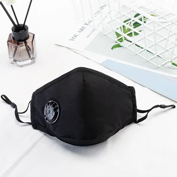 

Reusable Face mouth mask replacement Breathe valve Washable Fabric Mask 3 layers filter pm2.5 Dustproof anti-pollution