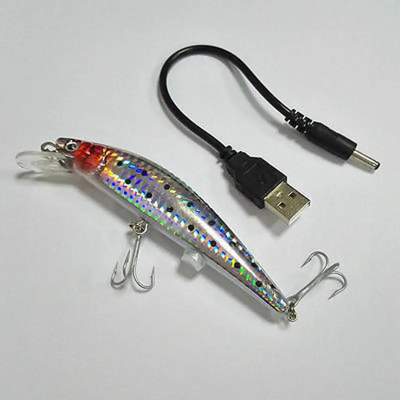 Перезаряжаемая через USB приманка для рыбы со светодиодной подсветкой
