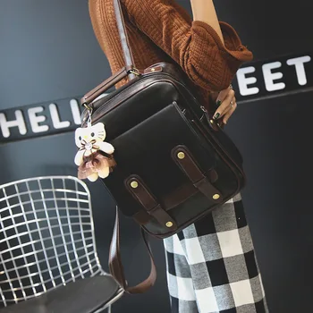 

2020 new women's backpack retro British shoulder bag female Korean version minimalist student bags waterproof Travel Backpack