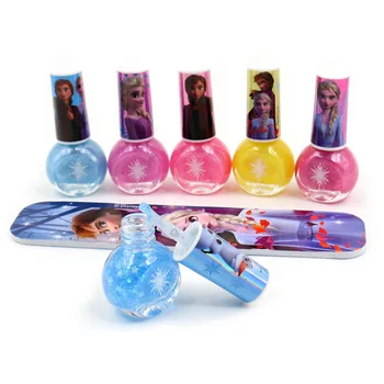 

Disney Frozen Children's Nail Polish Set Water-soluble Finger Color Children's Cosmetics Toy Nail Polish Can Be Tearable