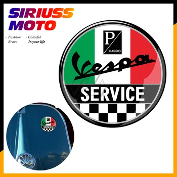 

Motorcycle Round Sticker Case for Piaggio Vespa Service Sprint GTS GTV LX PX PRIMAVERA 50 125 150 200 250 300 Super Sport